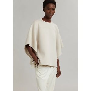 The Frankie Shop - Charlie Short Cape Birch Size M/L